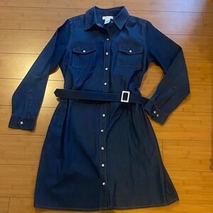 Denim dress like new with belt